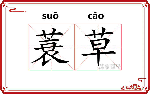 蓑草