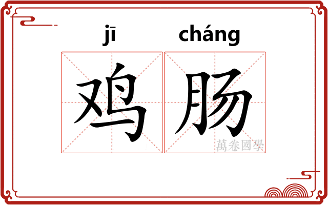 鸡肠