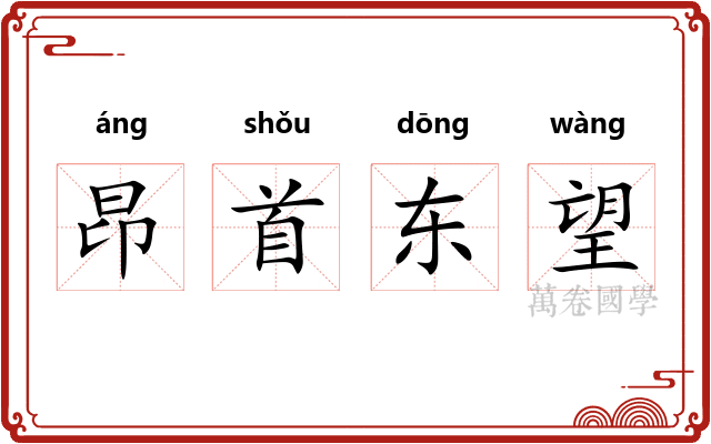 昂首东望