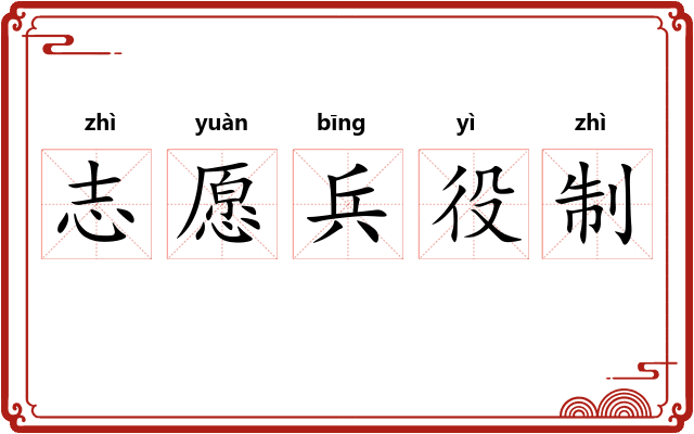 志愿兵役制