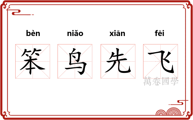 笨鸟先飞
