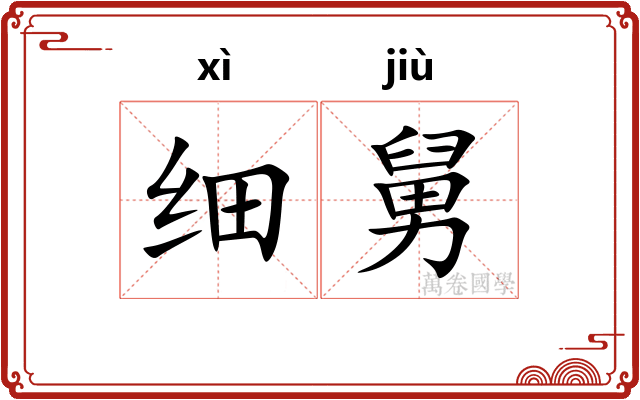 细舅
