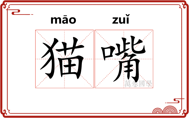 猫嘴