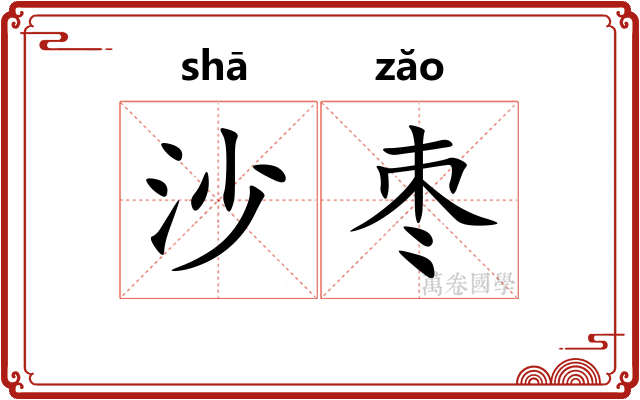 沙枣