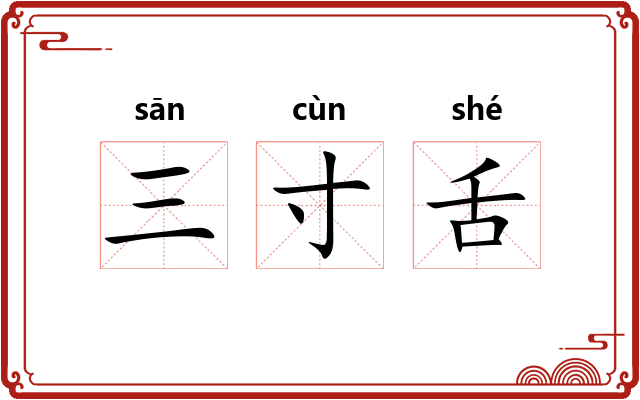 三寸舌