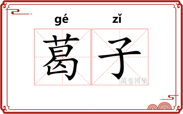 葛子