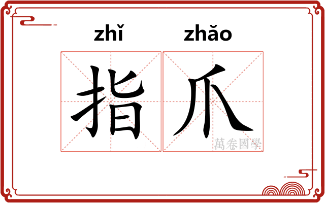 指爪 指爪