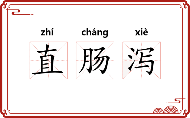 直肠泻