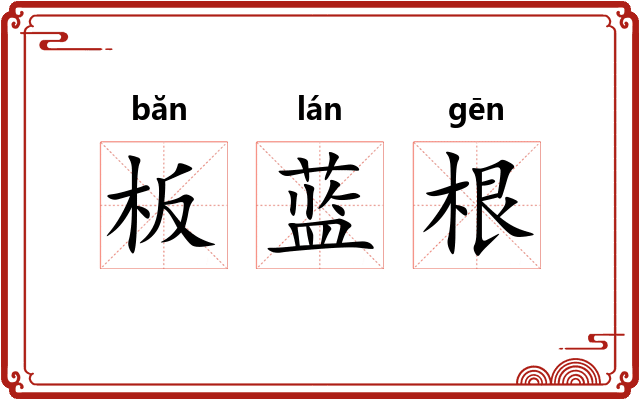 板蓝根