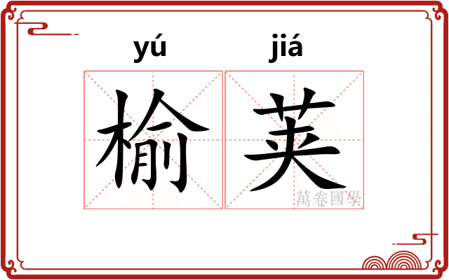 榆荚 榆荚