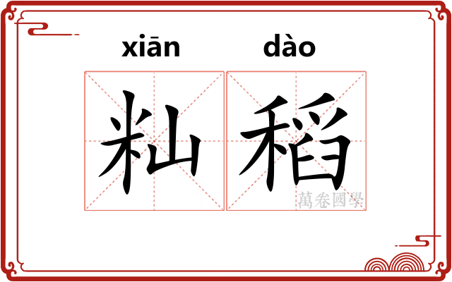 籼稻