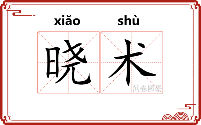 晓术