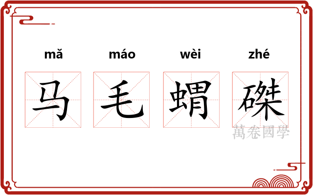 马毛蝟磔