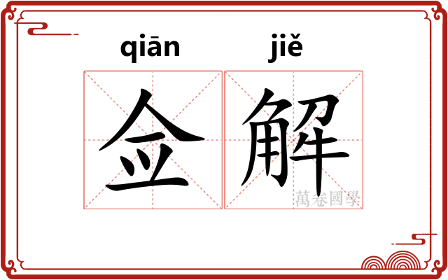 佥解