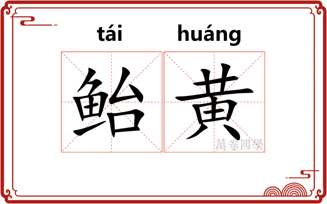 鲐黄