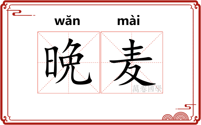 晩麦