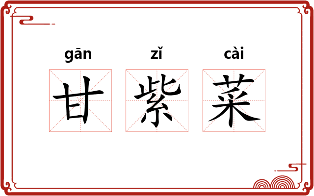 甘紫菜