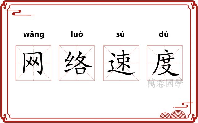 网络速度