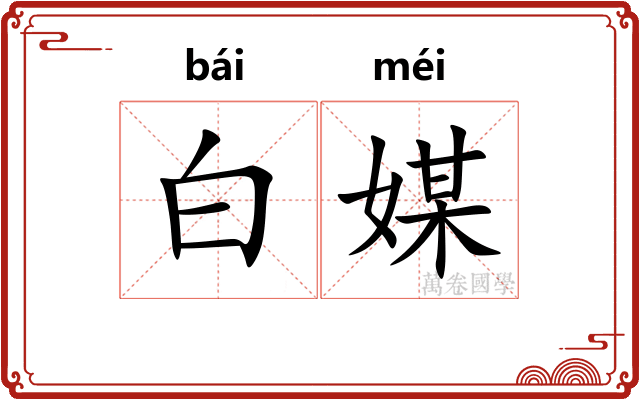 白媒