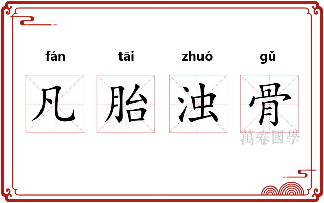 凡胎浊骨