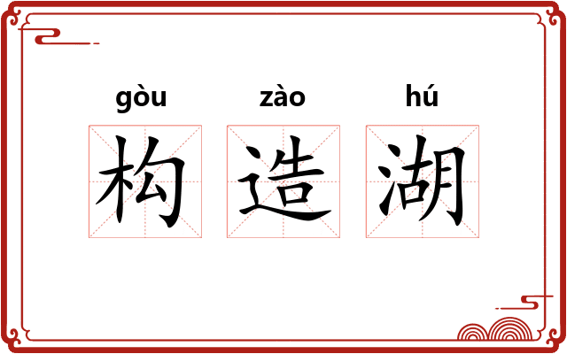 构造湖