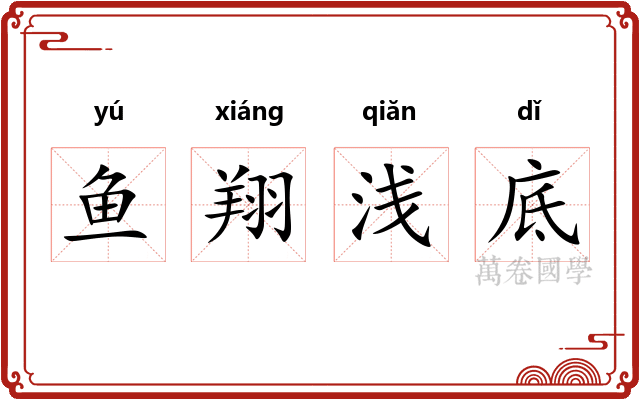 鱼翔浅底 鱼翔浅底