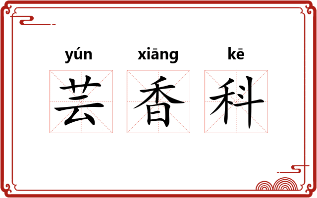 芸香科
