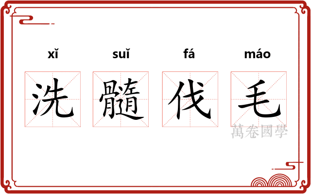 洗髓伐毛