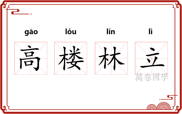 高楼林立
