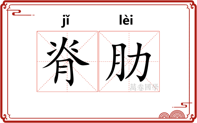 脊肋