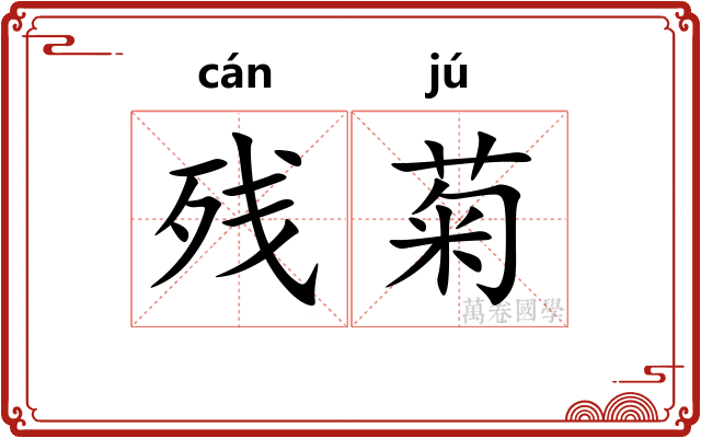 残菊
