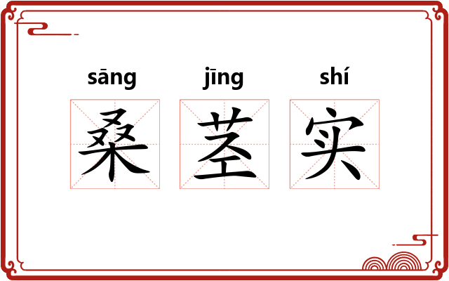 桑茎实