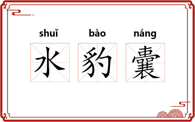水豹囊 水豹囊