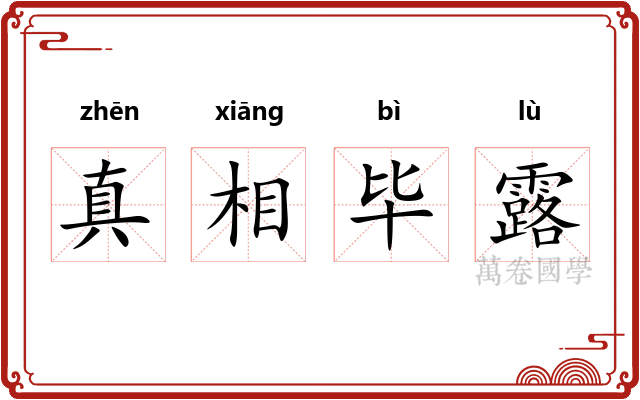真相毕露