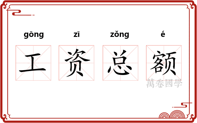 工资总额