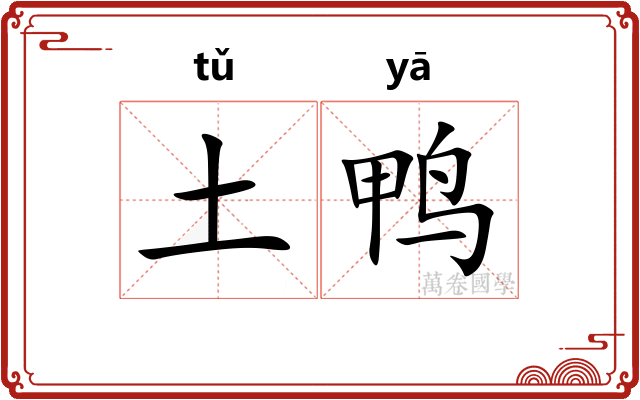 土鸭