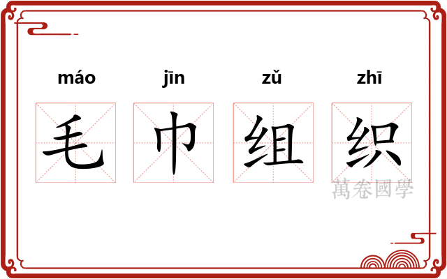 毛巾组织