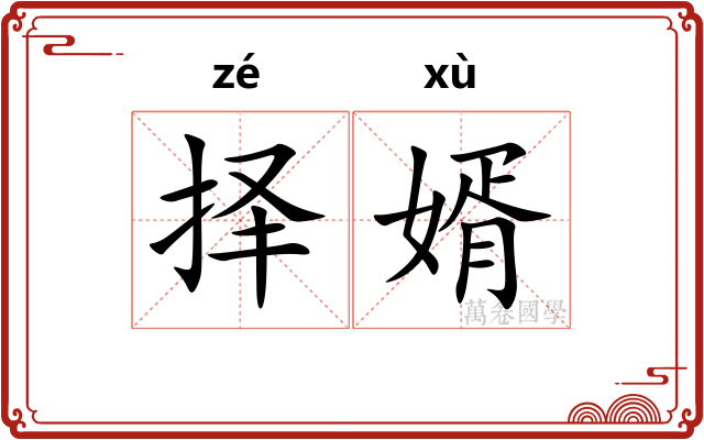 择婿