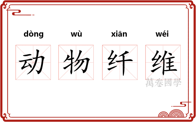 动物纤维