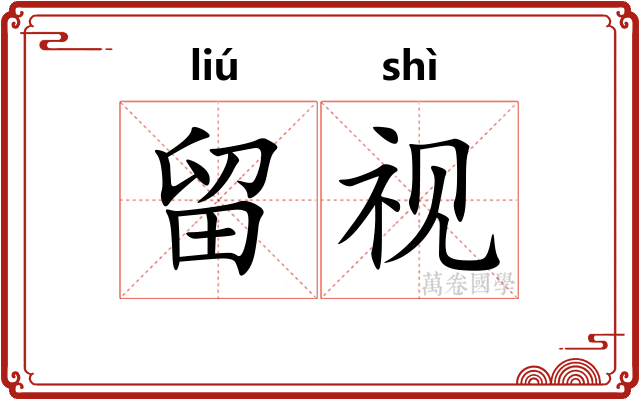 留视