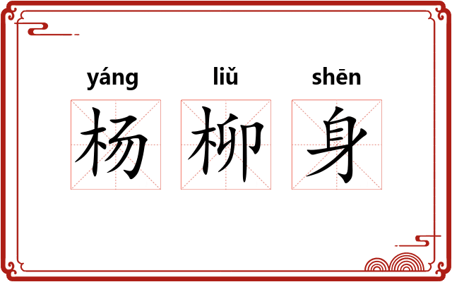 杨柳身