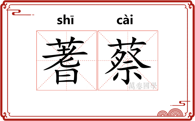蓍蔡