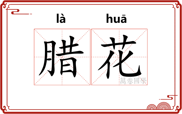 腊花