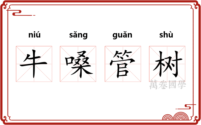 牛嗓管树