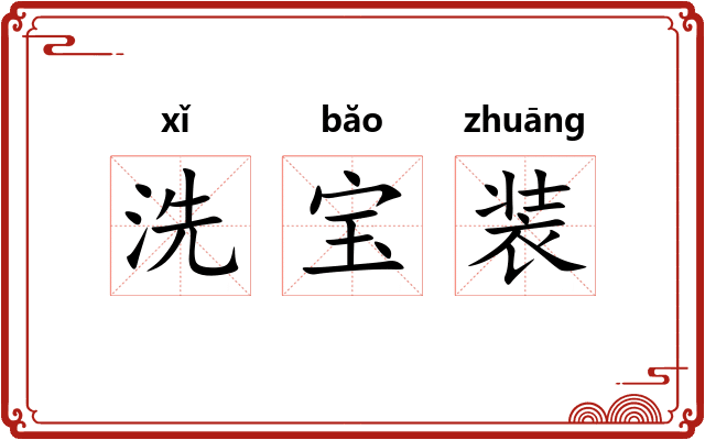 洗宝装