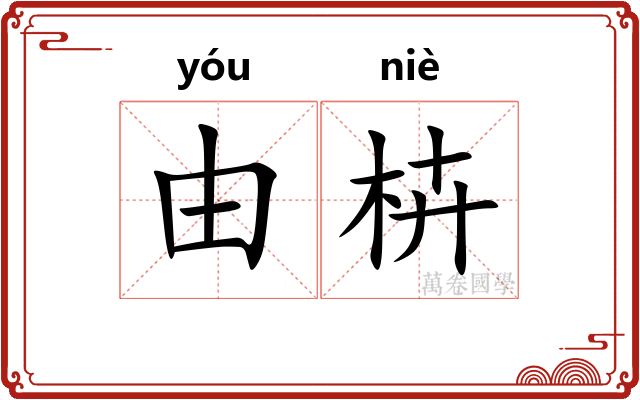由枿