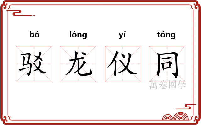 驳龙仪同