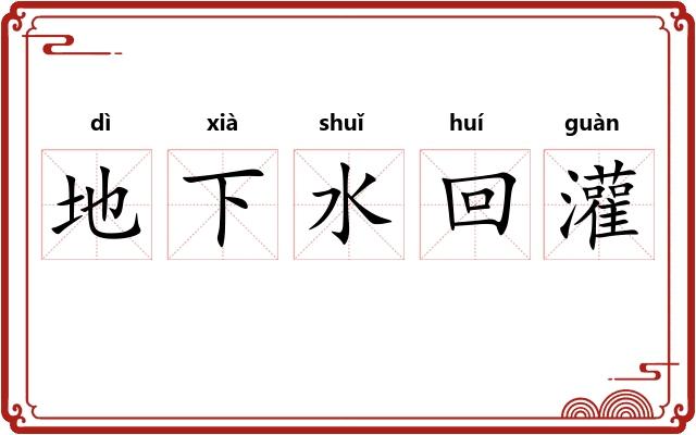 地下水回灌