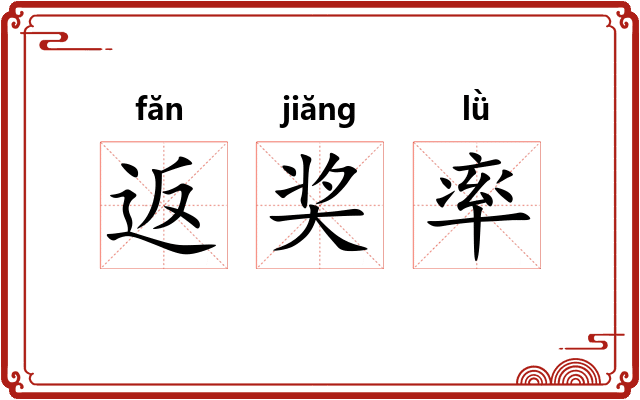 返奖率