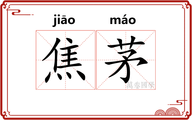 焦茅